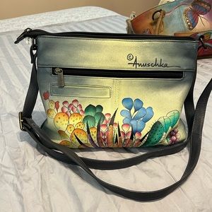 Anushka hand painted leather bag